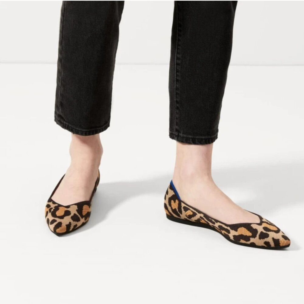 Rothys - The Point - Cheetah Print - Size 8